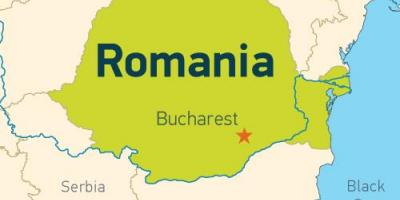 Букурешт на мапа