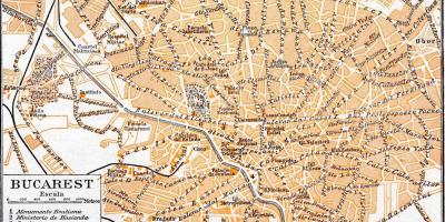 Стариот град на букурешт мапа