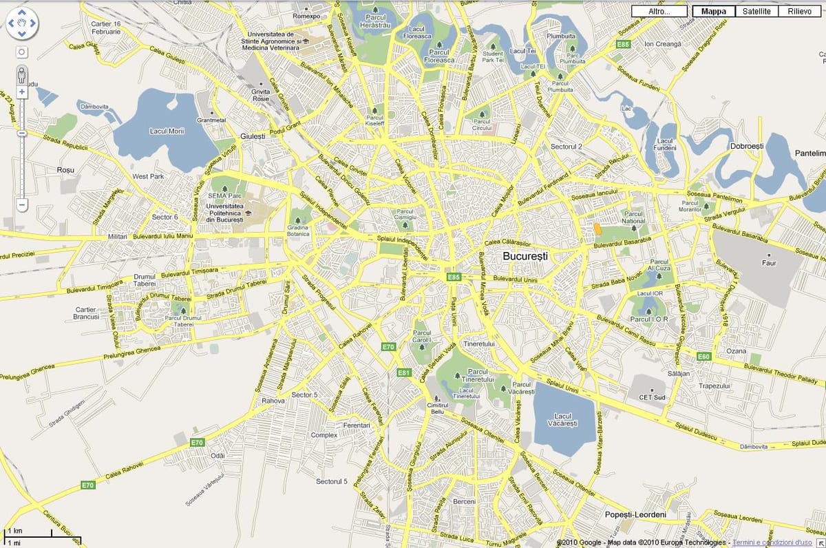 мапата bucuresti романија